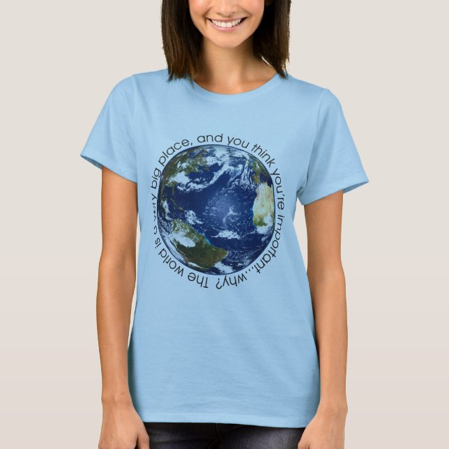 T-shirt La terre (Devant)