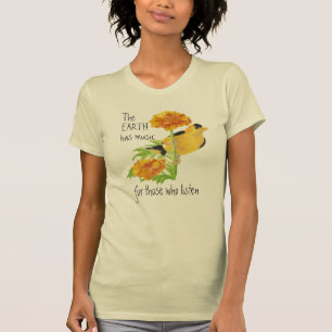 T-shirt La Terre a de la musique pour ceux qui écoutent Ci