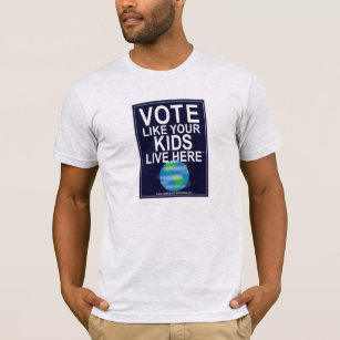 T-shirt (la terre de bande dessinée) - votez comme