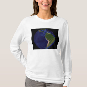 T-shirt La terre de marbre bleue 8 de prochaine générati