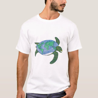T-shirt La terre de tortue