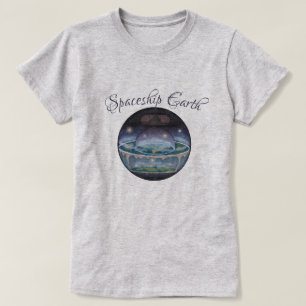 T-shirt La terre de vaisseau spatial