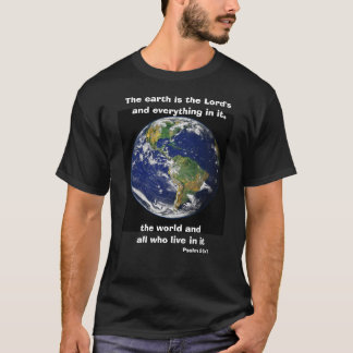 T-shirt "La terre est celle du Seigneur"