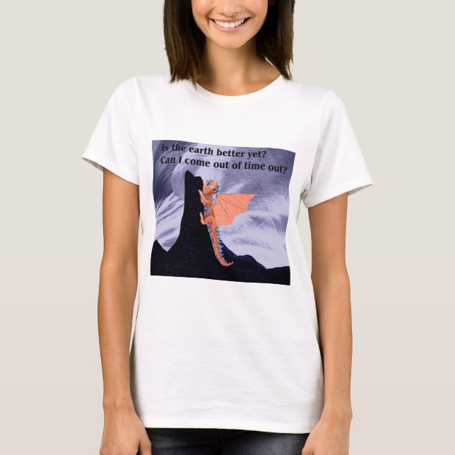 T-shirt La Terre est-elle encore meilleure ? (Devant)