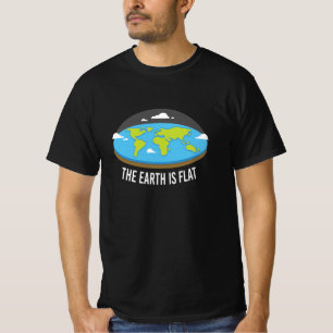 T-shirt La Terre Est Un Terrain Plat