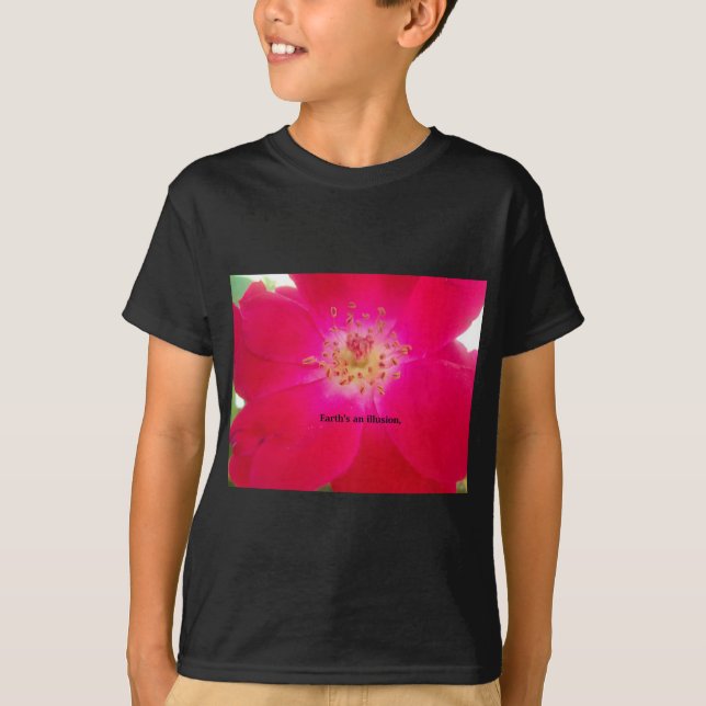 T-shirt La Terre est une illusion (Devant)