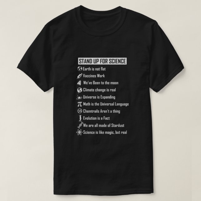 T-shirt La Terre n'est pas plat Vaccins Travailler drôle d (Design devant)