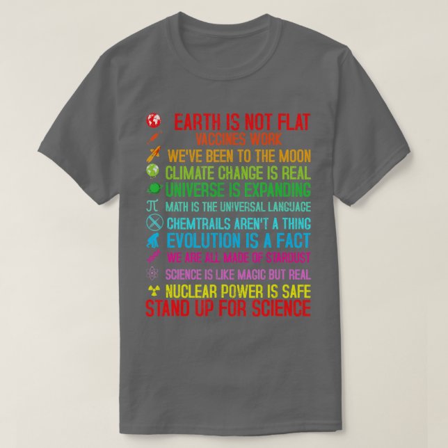 T-shirt La Terre N'Est Pas Un Vaccin Plat Fonctionne Chang (Design devant)
