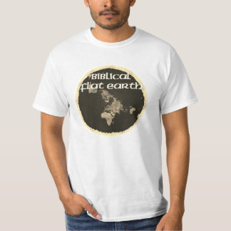 T-shirt La terre plate biblique