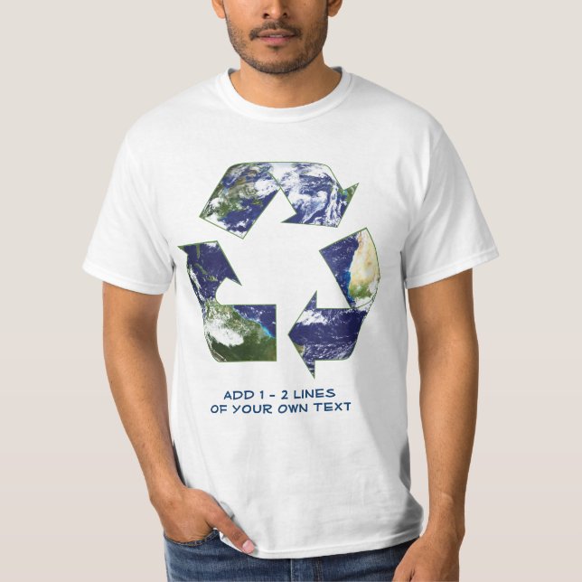 T-shirt La terre - réutilisant (Devant)