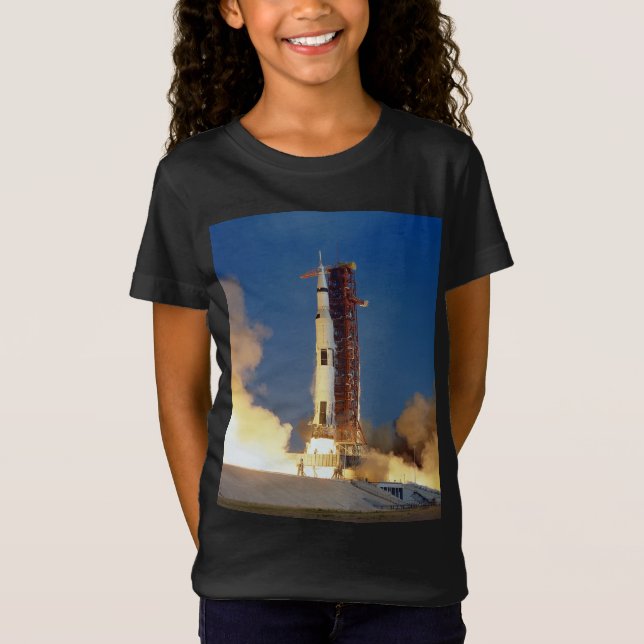 T-Shirt La Terre tremble pendant que Saturne V Blade Skywa (Devant)