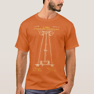 T-shirt La Tesla Coil Texas Orange