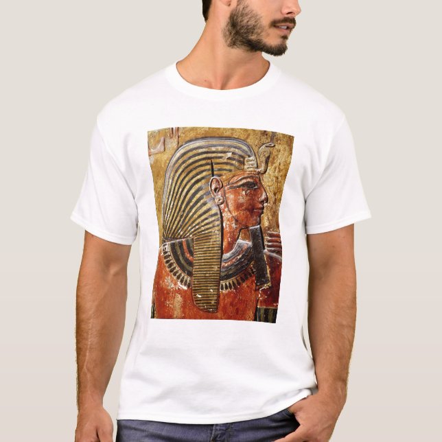 T-shirt La tête de Seti I de la tombe de Seti (Devant)
