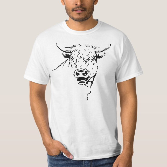 T-shirt La tête de Taureau (Devant)