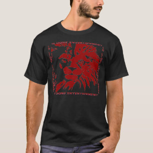 T-shirt La tête du lion - rouge