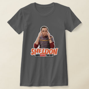 T-shirt La théorie du Big Bang   Sheldon