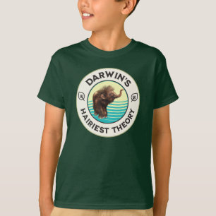 T-shirt La théorie la plus poilue de Darwin Adorable mammo