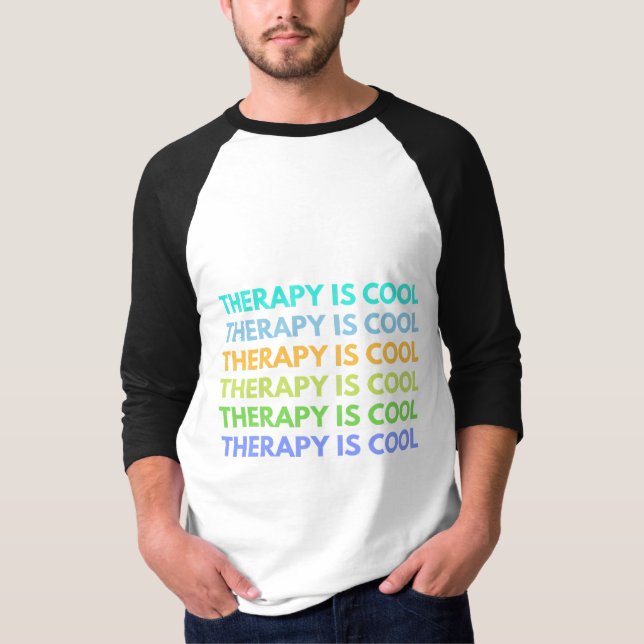 T-shirt La thérapie est Cool (Devant)