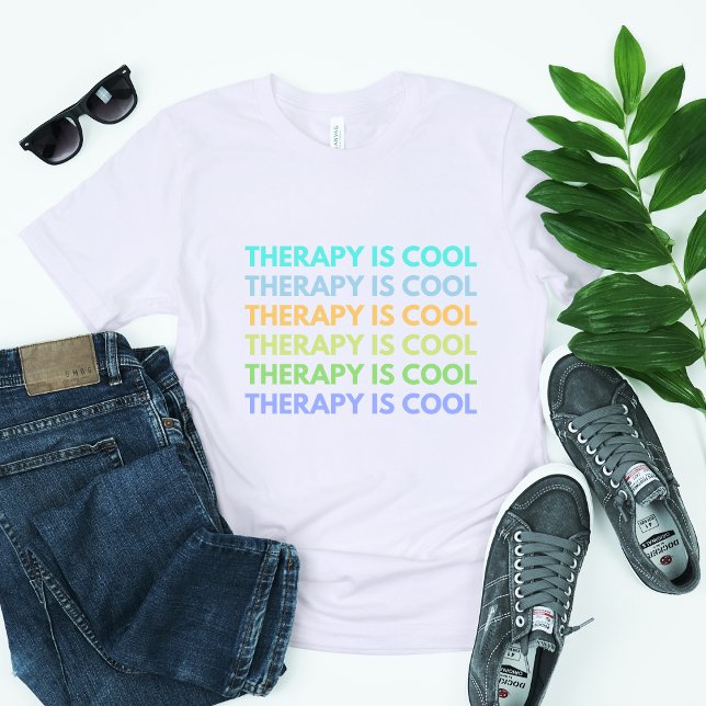 T-shirt La thérapie est Cool (Créateur téléchargé)