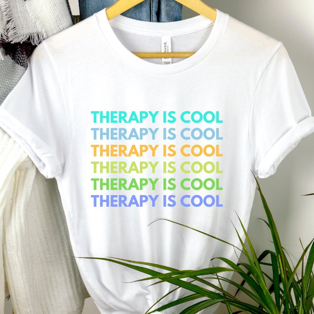 T-shirt La thérapie est Cool (Créateur téléchargé)