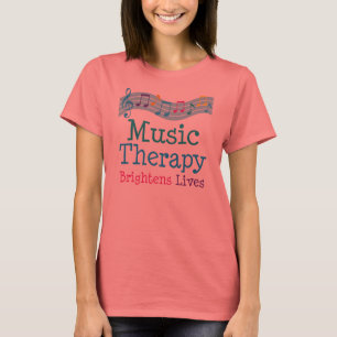 T-shirt La Thérapie Musicale Éclaircit La Vie