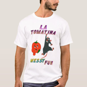 T-shirt La Tomatina Messy Fun - Buñol Espagne cadeau Valen