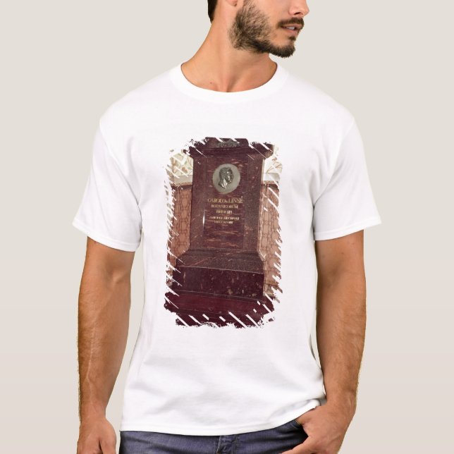 T-shirt La tombe de Karl Linnaeus (Devant)