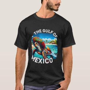 T-shirt La Tortue De Mer Graphique Golfe Du Mexique N'Oubl
