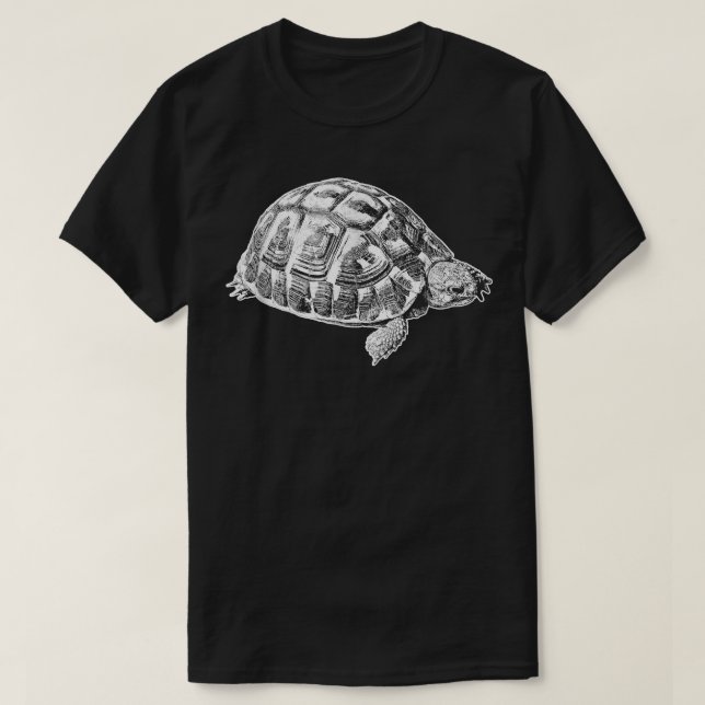T-shirt La Tortue d'Hermann  (Design devant)