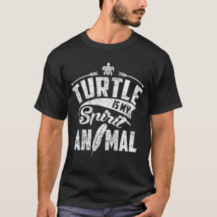 T-shirt La tortue est mon animal d'esprit