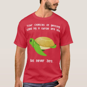 T-shirt La tortue verte jamais zéro