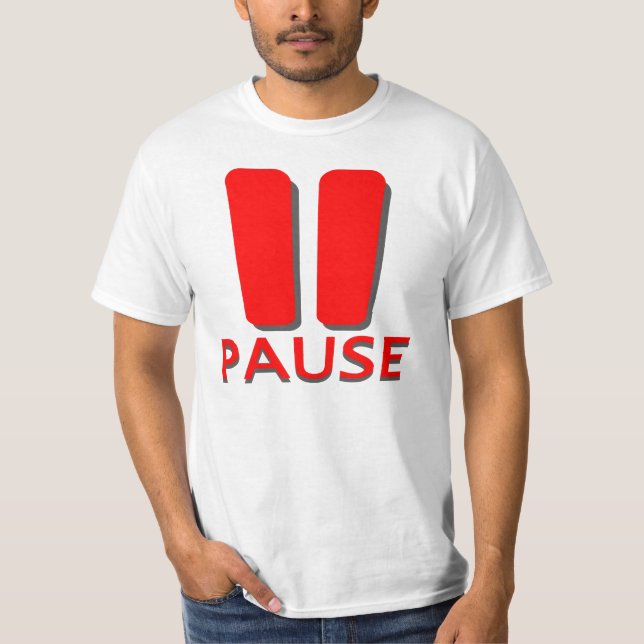 T-shirt La touche attente (Devant)