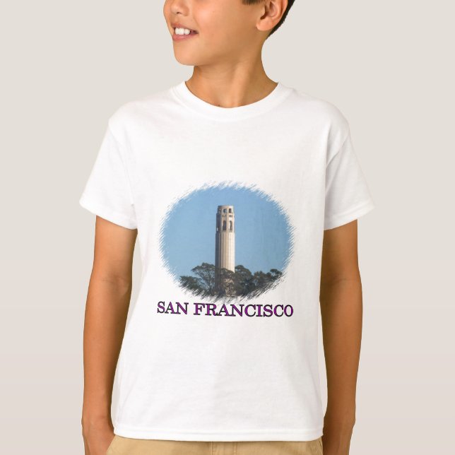 T-shirt La tour Coit de San Francisco (Devant)