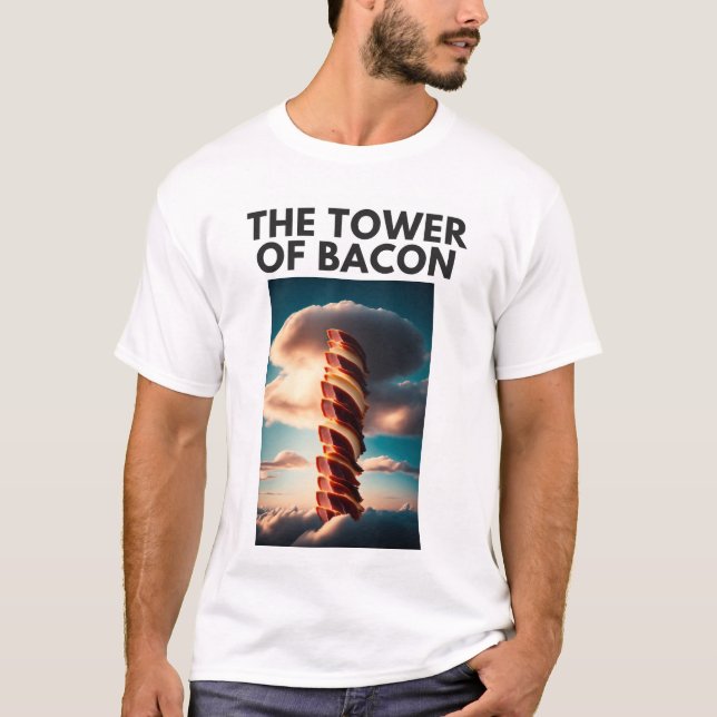 T-shirt La tour de Bacon (Devant)