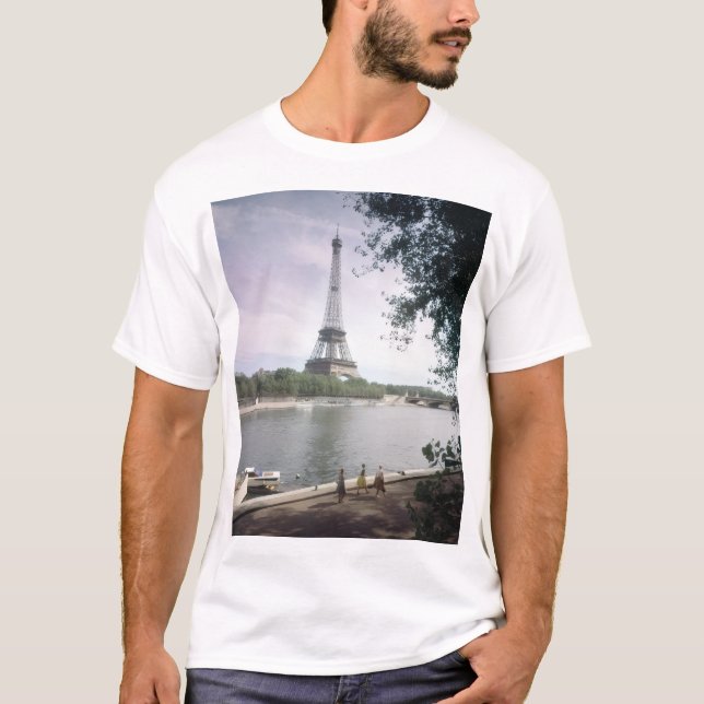 T-shirt La Tour Eiffel. Paris, vers 1960. (Devant)