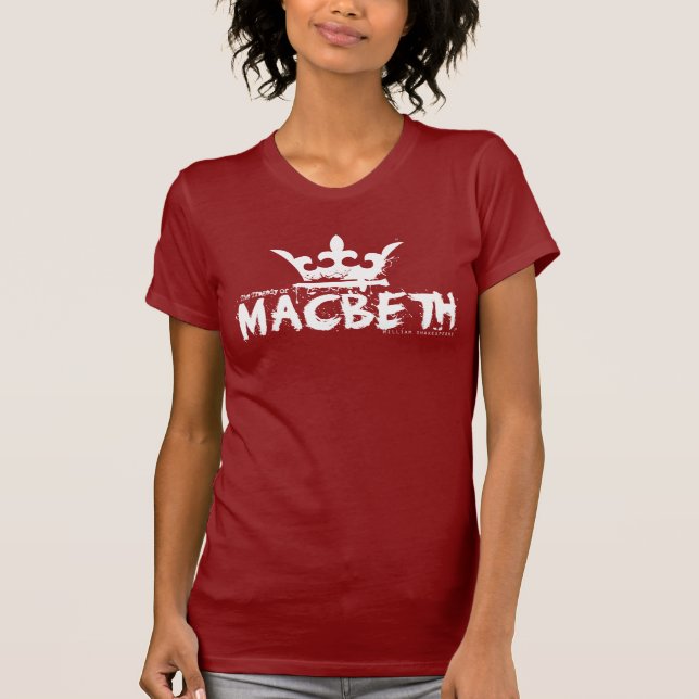 T-shirt la tragédie de Macbeth (Devant)