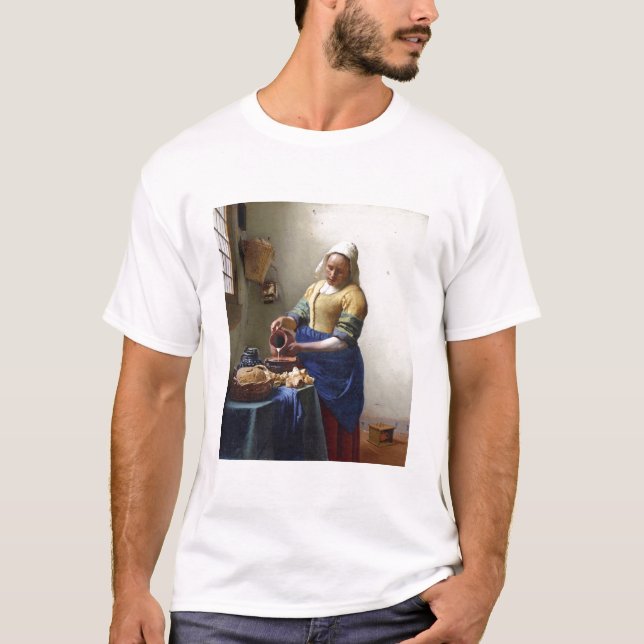 T-shirt La trayeuse, c.1658-60 (huile sur la toile) (Devant)