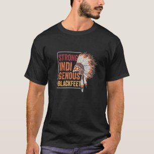 T-shirt La tribu amérindienne des Noirs Forts Nati