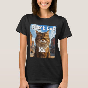 T-shirt La triste résistance aux chats ne me mange pas Pla