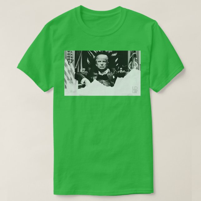 T-shirt La tsarface L'histoire de Trumpy Montana (Design devant)