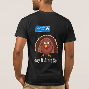 T-shirt La Turquie après le dessin de Thanksgiving