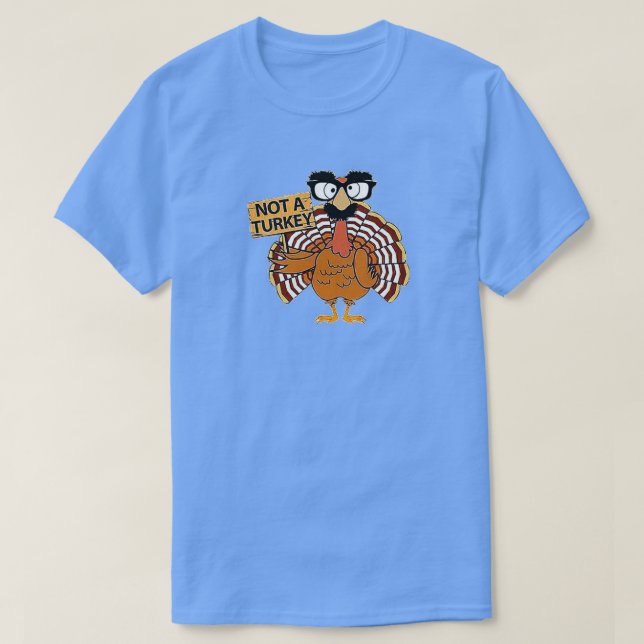 T-shirt La Turquie déteste Thankesgiving (Design devant)