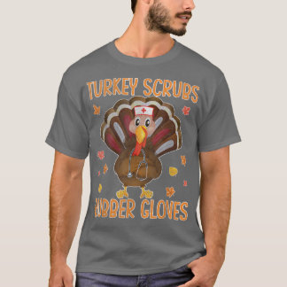 T-shirt La Turquie Écrase Les Gants En Caoutchouc Glisser 
