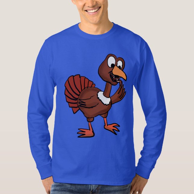 T-shirt La Turquie mangeant le sweatshirt de lard (Devant)