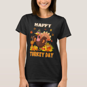 T-shirt La Turquie Mignonne Joyeuse Fête De La Turquie Aut