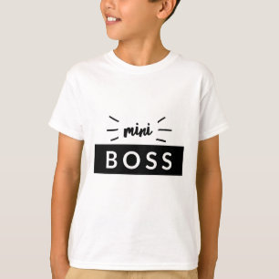 T-shirt La typographie coordonnée des mini enfants de