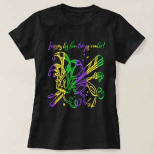 T-shirt La typographie mardi Gras