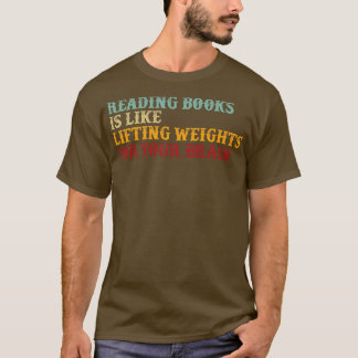 T-shirt La Typographie Rétro Lecture Livres Est Comme Lift