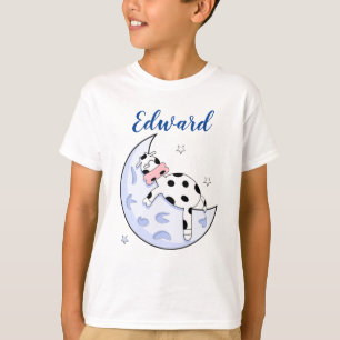 T-shirt La vache au-dessus de la lune