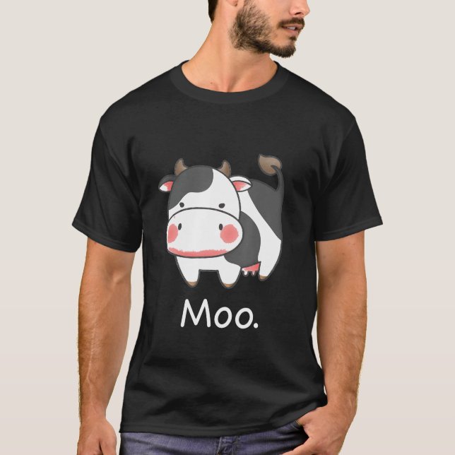 T-shirt La vache dit Moo (Devant)